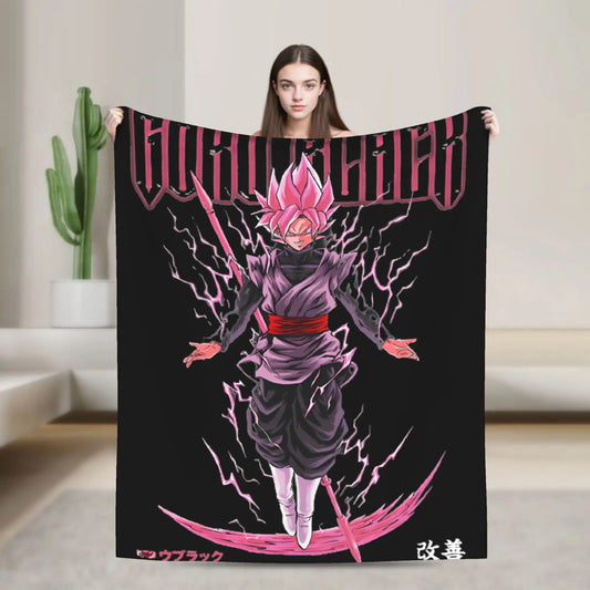 Dragon Ball Throw Blanket - Goku Black
