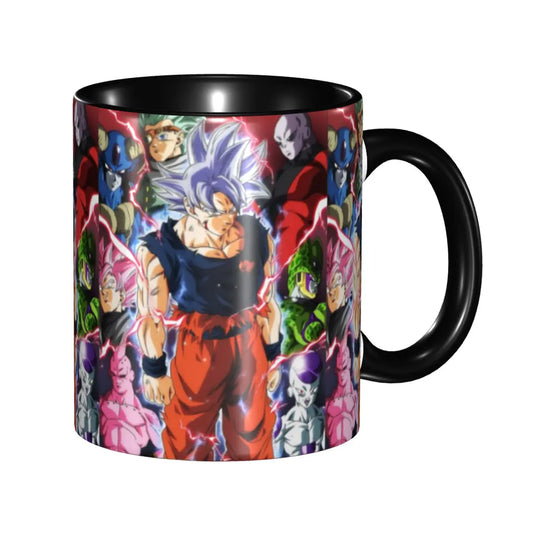 Dragon Ball Mug - Goku Ultra Instinct vs. Jiren, Cell and Frieza