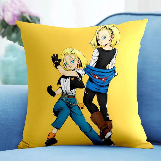 Dragon Ball Cushion Cover - Android 18