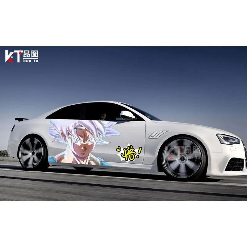 Sticker Voiture Dragon Ball - Goku Ultra Instinct