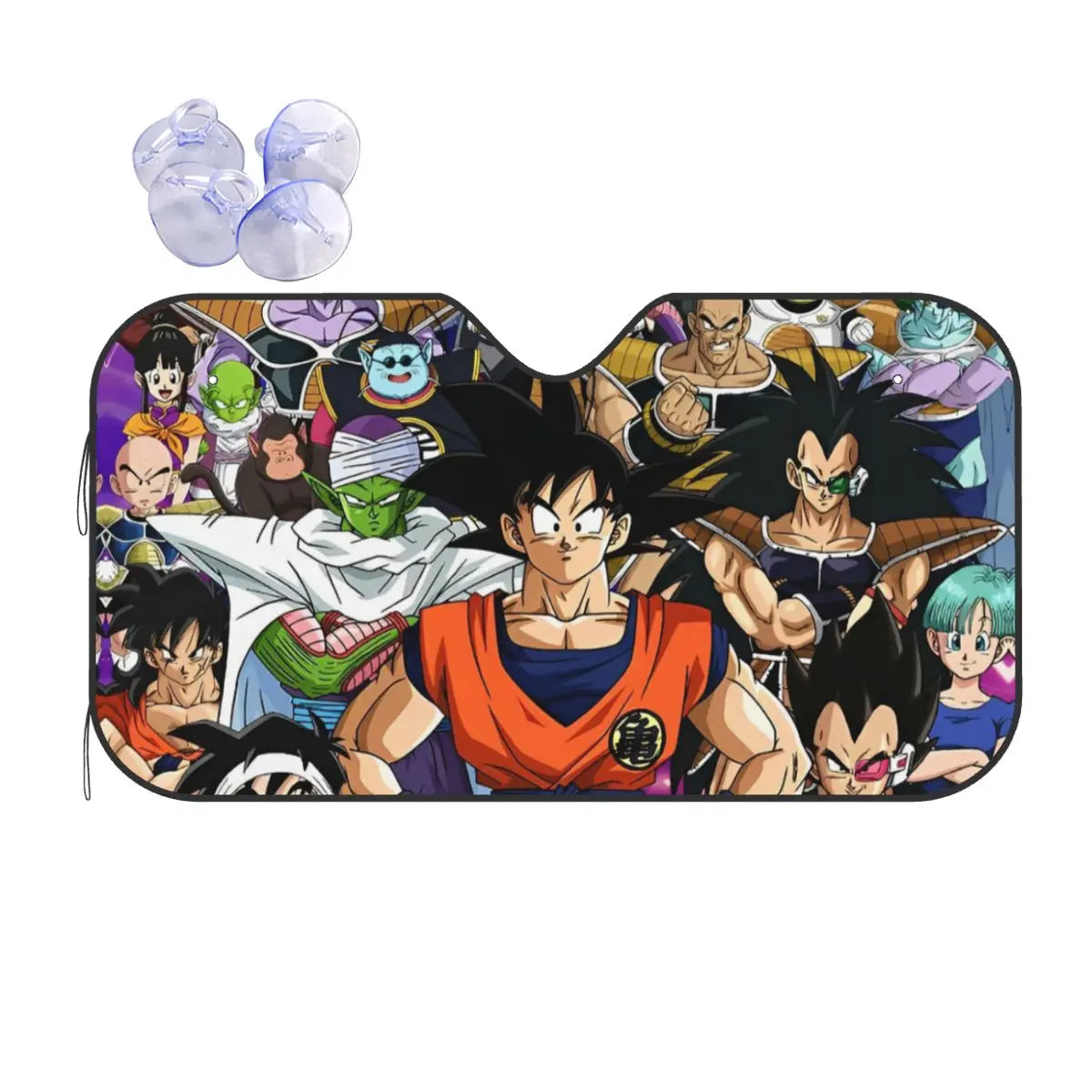 Pare-Soleil Dragon Ball - Goku, Raditz, Nappa et Vegeta