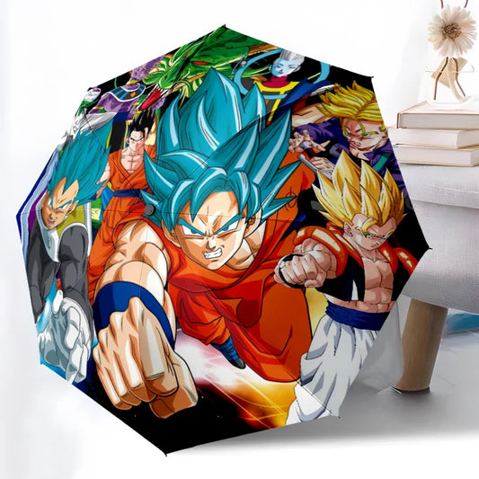 Dragon Ball Umbrella - Goku Super Saiyan Blue and Gogeta