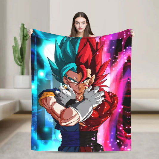 Dragon Ball Throw Blanket - Vegito