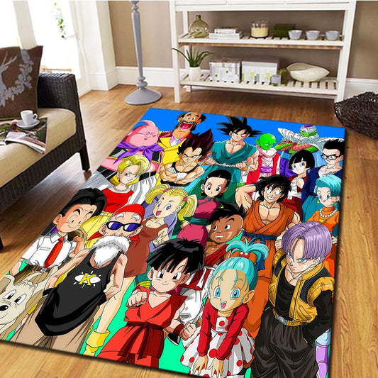 Dragon Ball Rug - The Z Fighters and Their Families