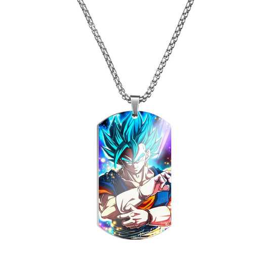 Dragon Ball Necklace - Goku Super Saiyan Blue