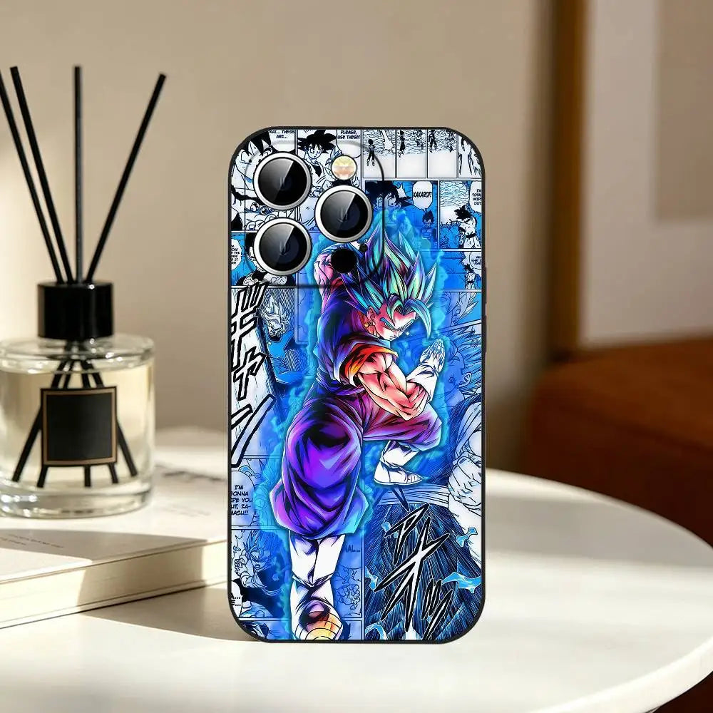 Coque iPhone Dragon Ball - Vegito Super Saiyan Blue