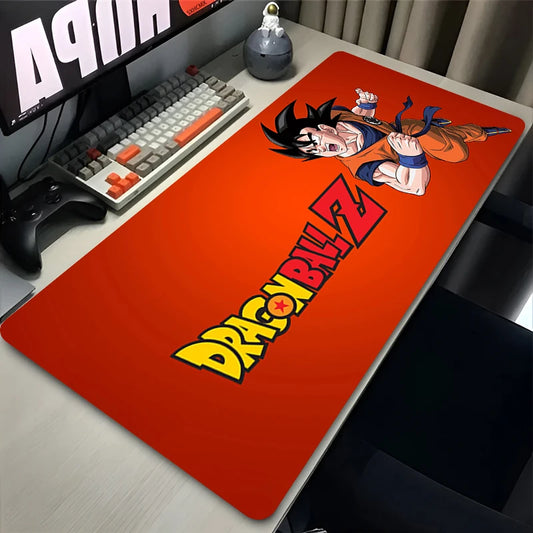 Dragon Ball Mouse Pad - Goku on a Red Background