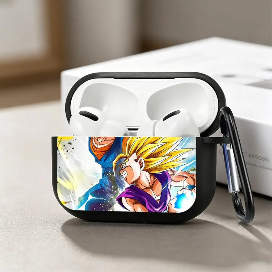 Étui AirPods Dragon Ball - Vegito et Gohan Super Saiyan
