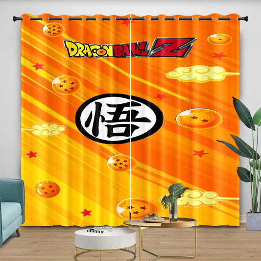 Dragon Ball Curtain - Goku's Kanji