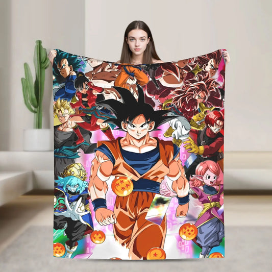 Dragon Ball Throw Blanket - Goku