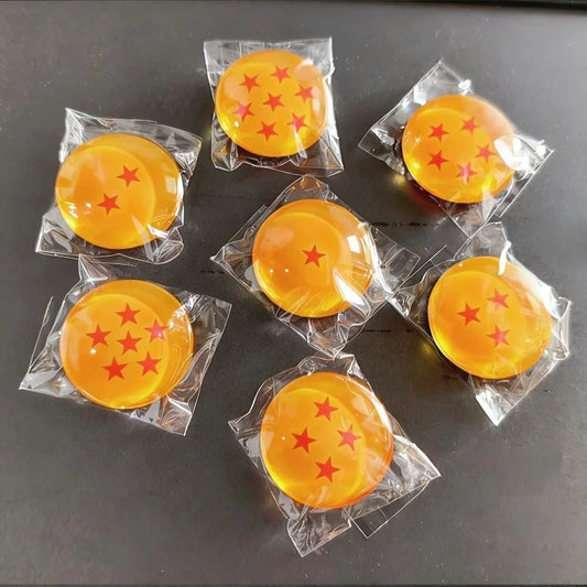 Set of 7 Dragon Ball Magnets - The Crystal Balls