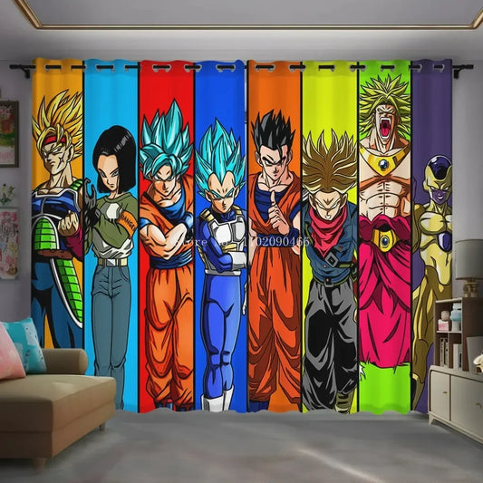 Dragon Ball Curtain - The Eight Warriors