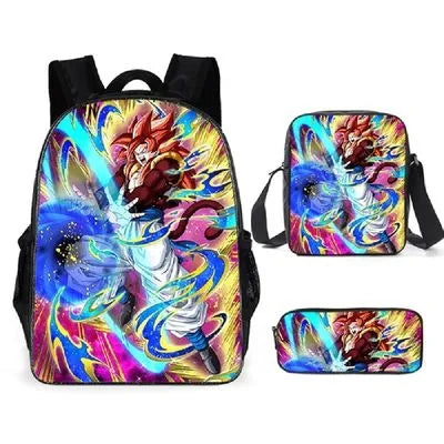Dragon Ball Backpack Set - Gogeta Super Saiyan 4