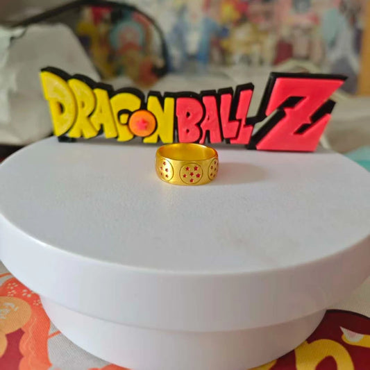 Dragon Ball Ring - Engraved Crystal Balls