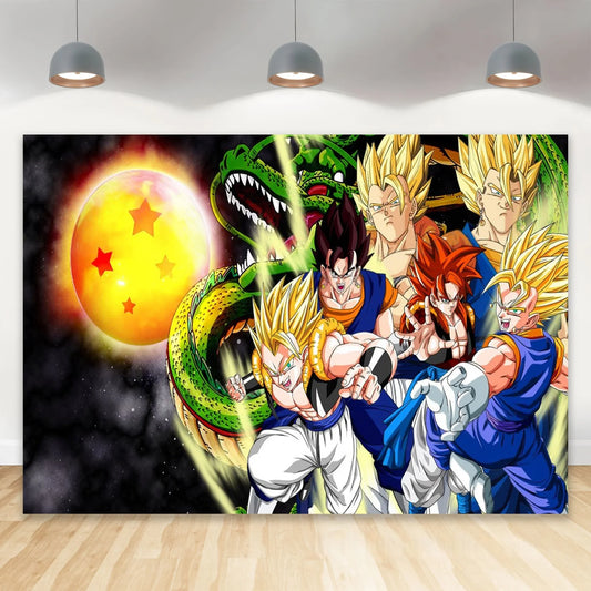 Dragon Ball Backdrop - Gogeta and Vegito