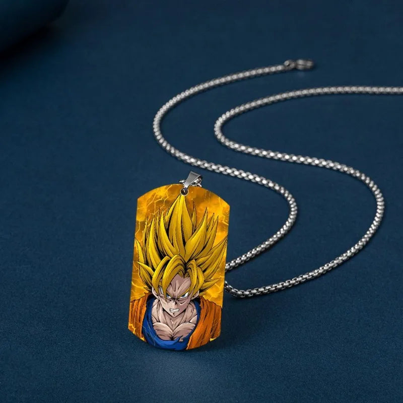 Collier Dragon Ball - Goku Black Rosé