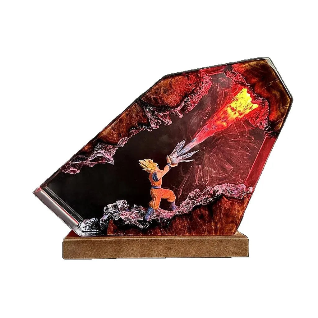 Lampe Dragon Ball - Goku et le Kaméhaméha