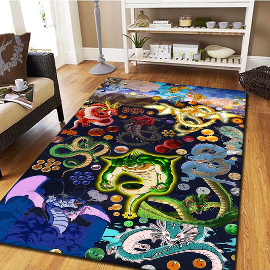 Dragon Ball Rug - Porunga, Shenron and the Eternal Dragons