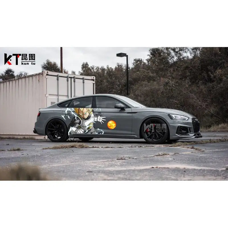Sticker Voiture Dragon Ball - Vegeta Super Saiyan