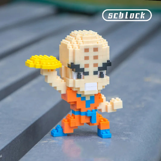 Dragon Ball Building Blocks - Krillin and His Destructo Disc