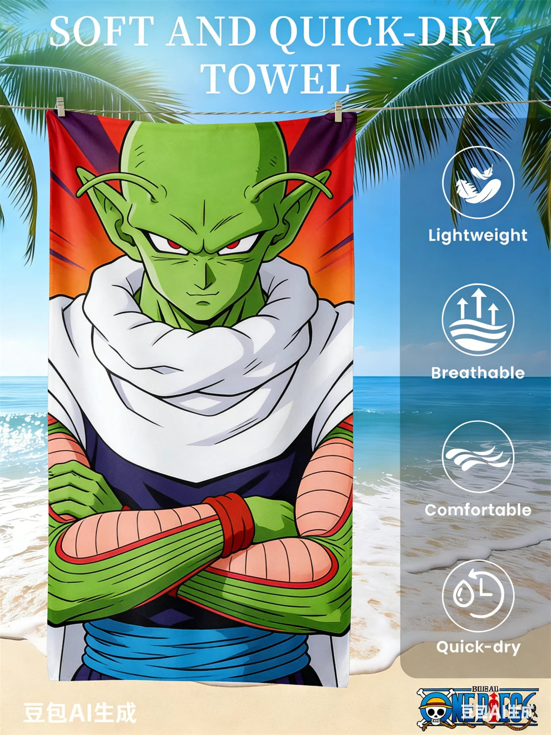 Dragon Ball Towel - Piccolo