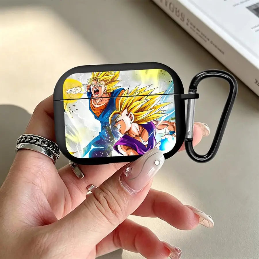 Étui AirPods Dragon Ball - Vegito et Gohan Super Saiyan