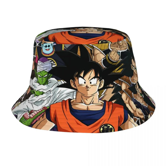Dragon Ball Bucket Hat - Goku, Piccolo, Nappa and King Kai