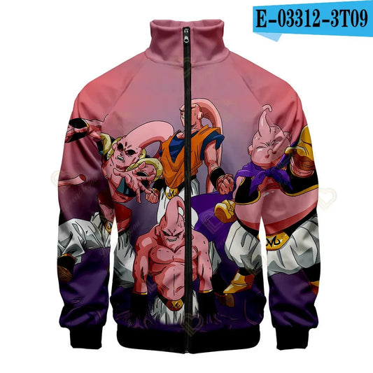 Dragon Ball Zip-Up Jacket - The Forms of Majin Buu