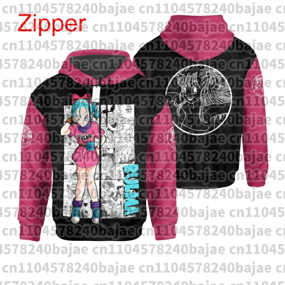 Veste à Capuche Zippée Dragon Ball - Bulma