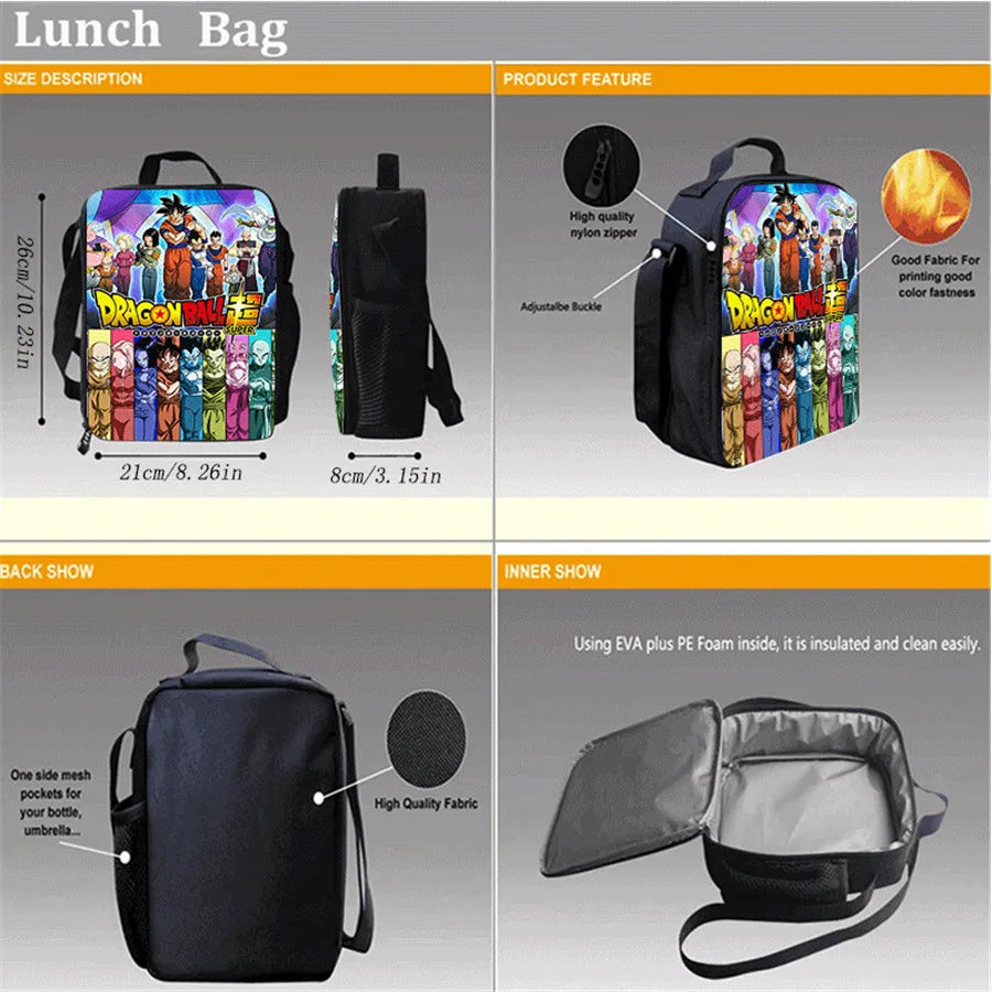Lunch Bag Dragon Ball - Les Guerriers Z de Dragon Ball Super