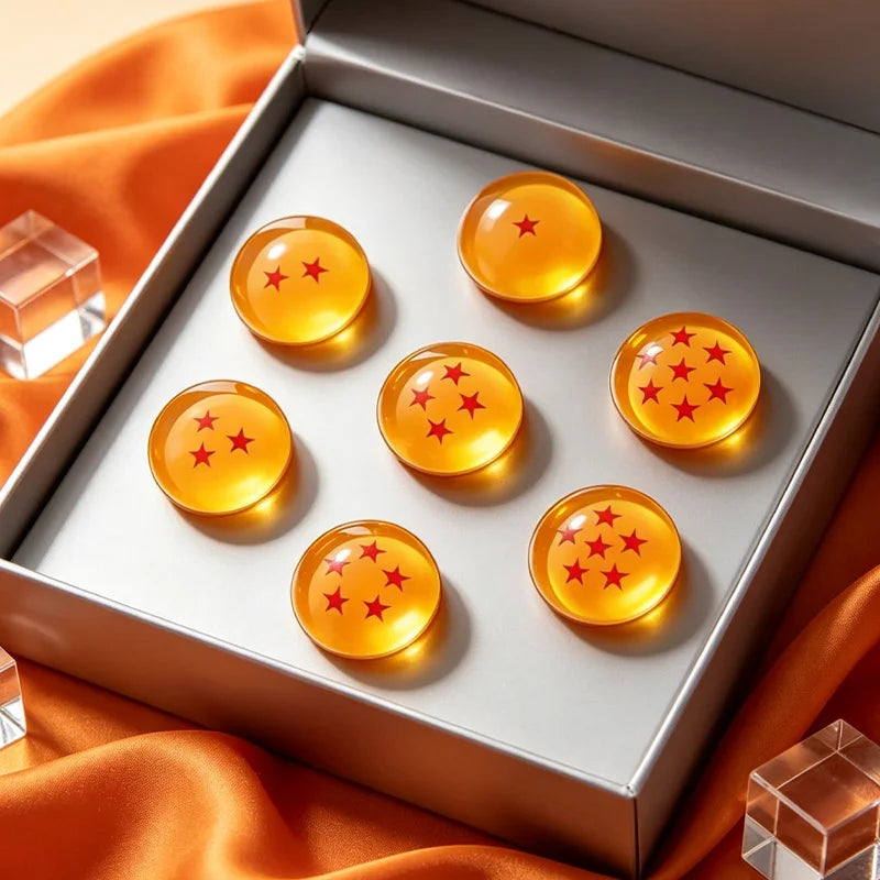 Lot de 7 Magnets Dragon Ball - Les Boules de Cristal