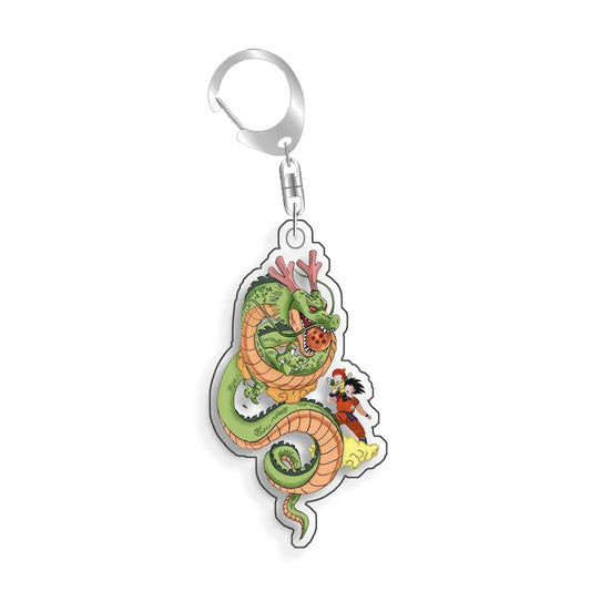 Dragon Ball Keychain - Goku, Kid Gohan and Shenron