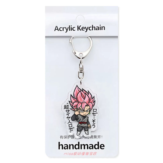 Dragon Ball Keychain - Goku Black Super Saiyan Rosé