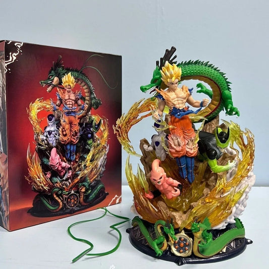 Dragon Ball Lamp - Goku Super Saiyan and Shenron