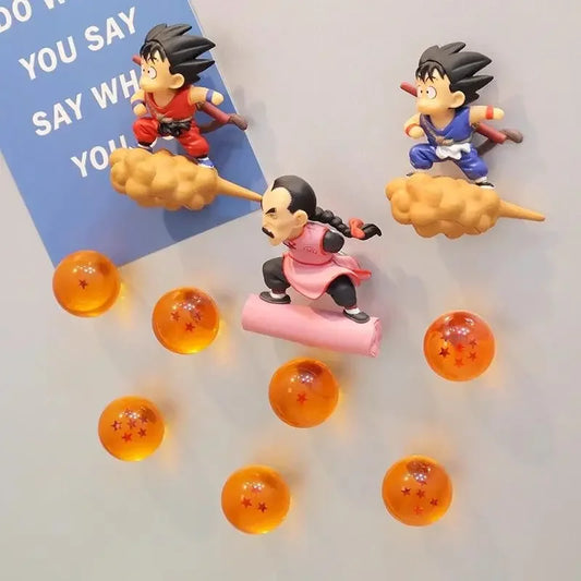 Dragon Ball 3D Magnets - Goku and Mercenary Tao