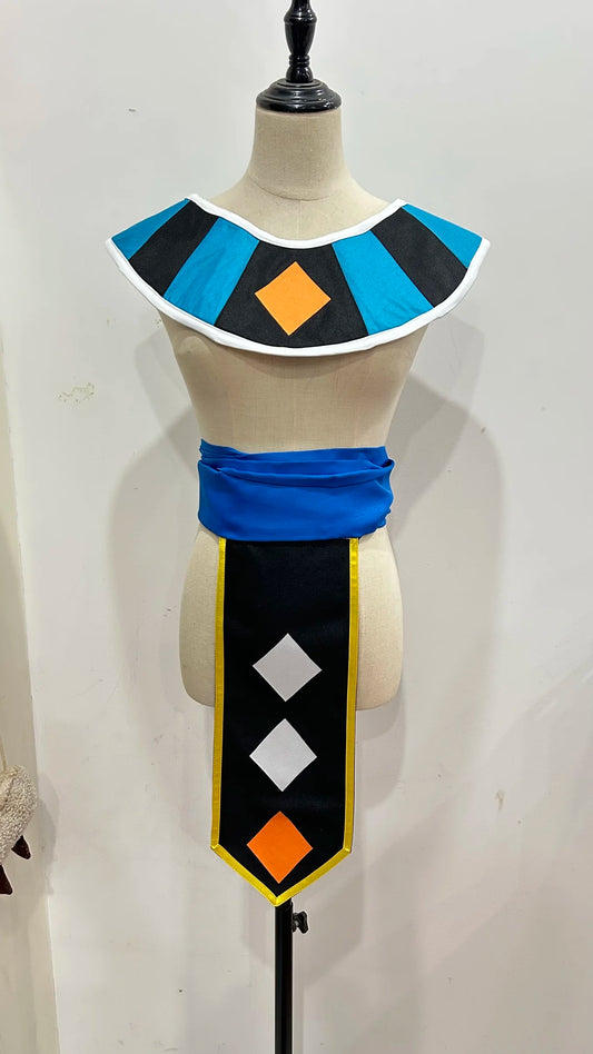 Dragon Ball Costume - Beerus Collar and Loincloth
