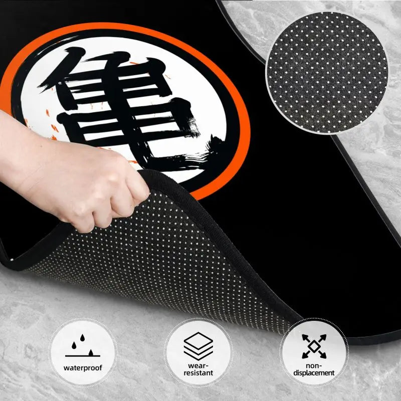 Tapis de Sol Voiture Dragon Ball - Emblème Kame