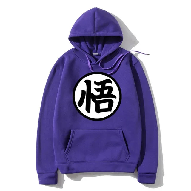 Sweat à Capuche Dragon Ball - Grand Emblème de Goku - Violet