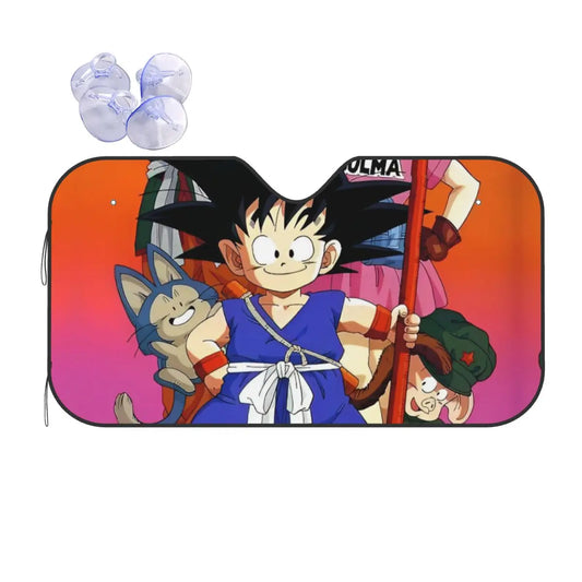 Dragon Ball Car Sunshade - Kid Goku, Puar and Oolong