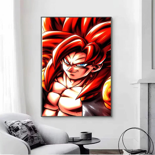 Dragon Ball Canvas Print - Gogeta Super Saiyan 4