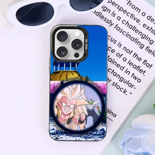 Dragon Ball iPhone Case - Gotenks Super Saiyan 3 and Piccolo