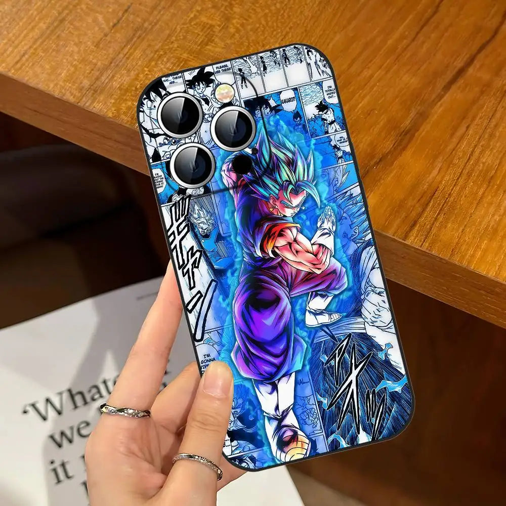 Coque iPhone Dragon Ball - Vegito Super Saiyan Blue