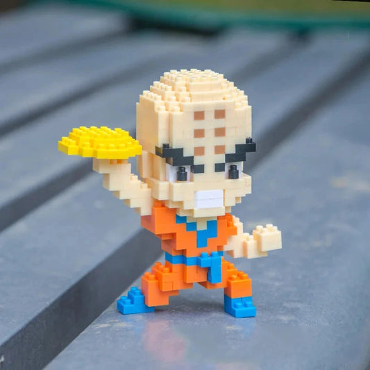 Dragon Ball Building Blocks - Krillin and His Destructo Disc